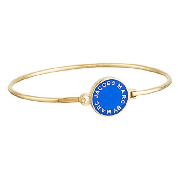 Marc Jacobs Jewelry - Marc Jacobs Enamel Logo Disc Hinge Bracelet